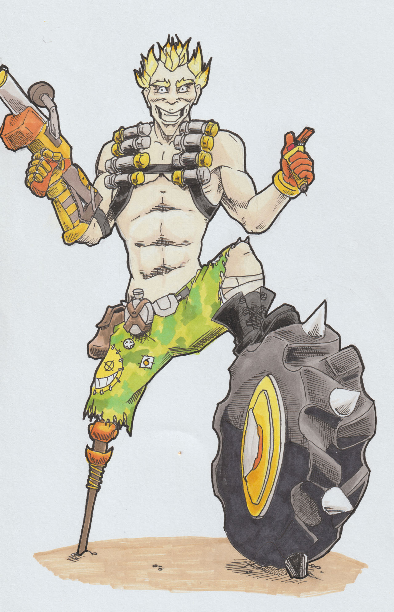 Mask Junkrat Junkrat by Benn-With-2-Ns on DeviantArt