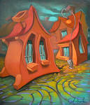 bent hut,, by Gegza