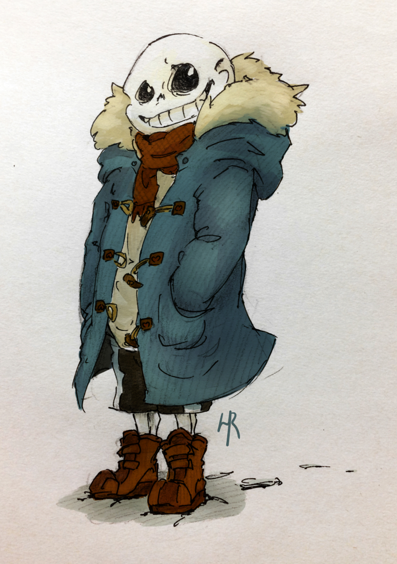 Sans in a Scarf