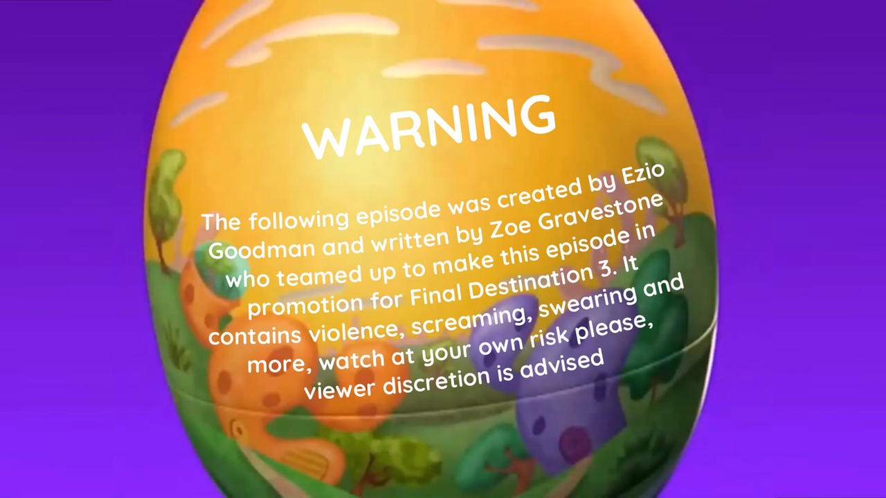 Made the warning screen even better. by kevin8474 on DeviantArt