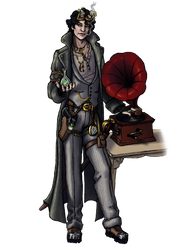 Character/Costume design3: steampunk sherlock