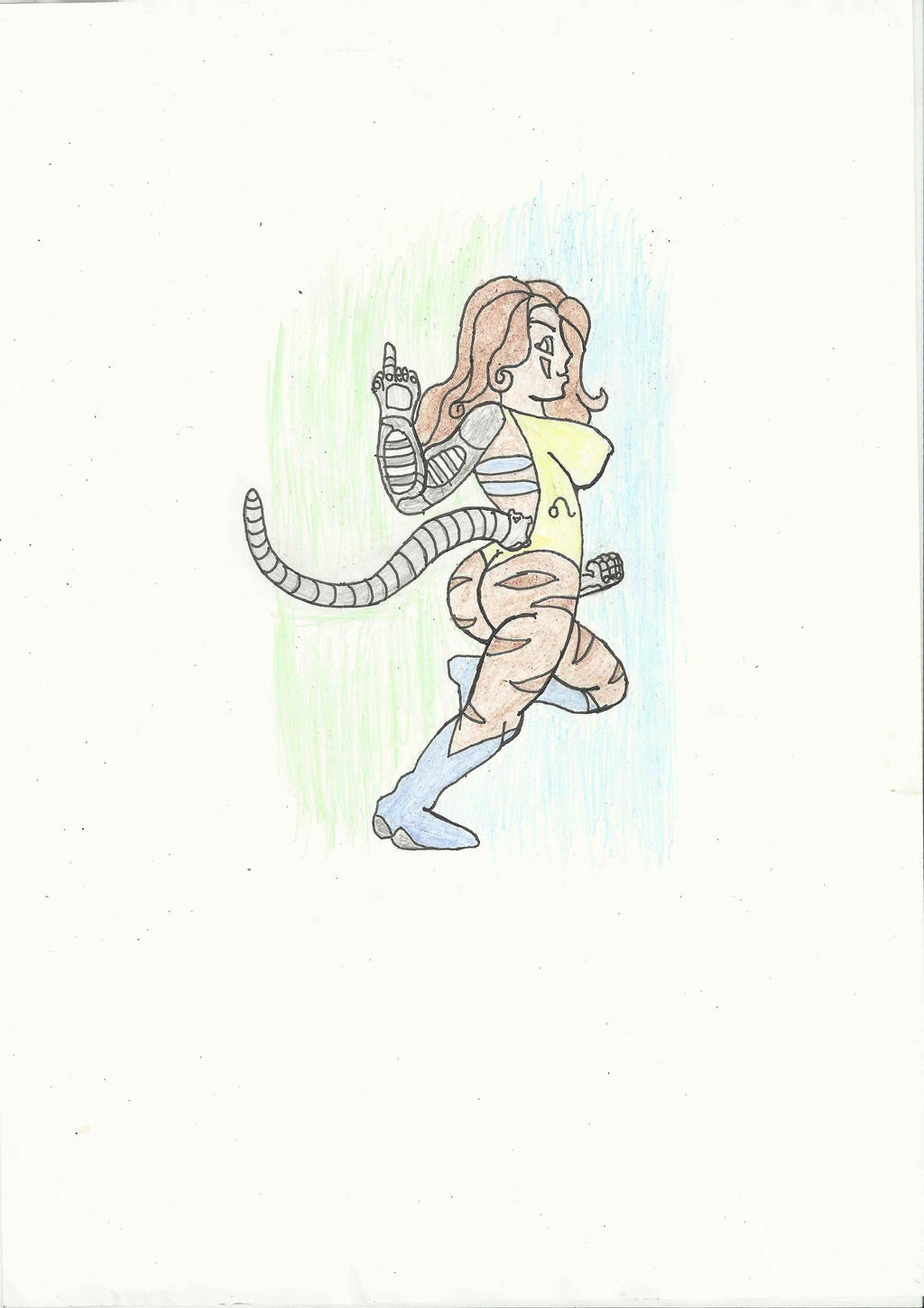 Ana cartoon Ink Colored!!