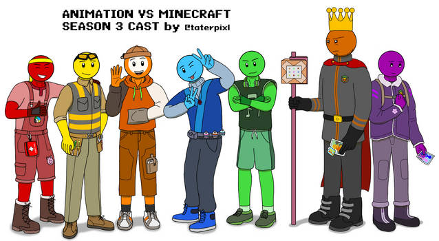 Animation vs Minecraft fanart! 4! by sKuwusK on DeviantArt
