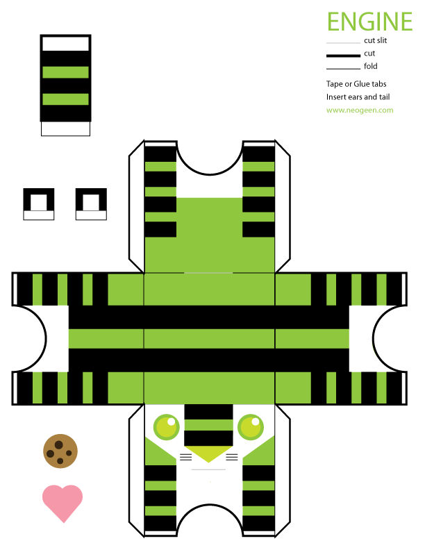Papercraft Engine Box by neogeen on DeviantArt