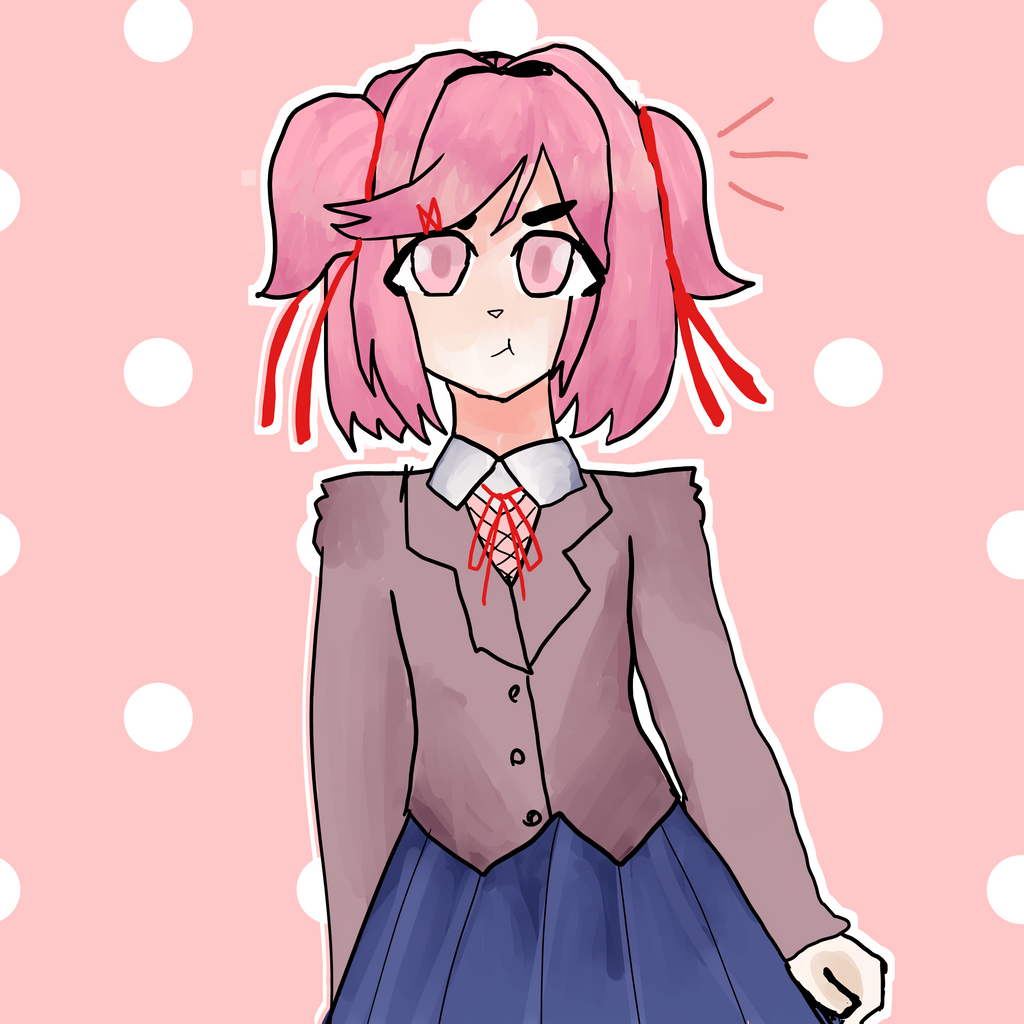 Natsuki Simple Natsuki by magical-salami on DeviantArt