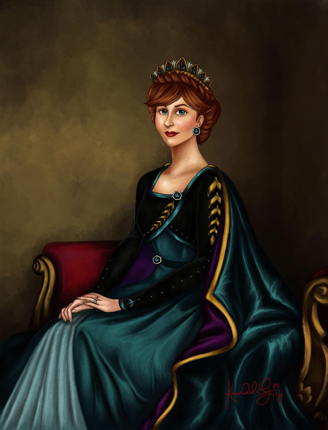 Queen Anna of Arendelle by TottieWoodstock on DeviantArt