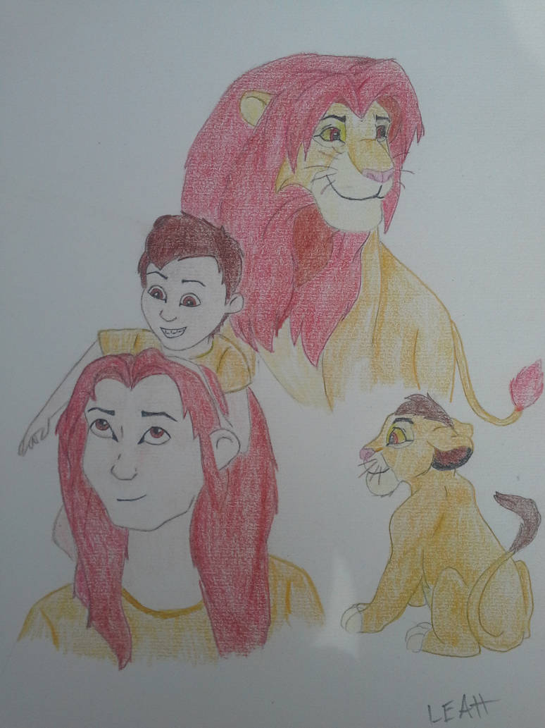 Human Simba and Kopa by QueenLuxa on DeviantArt