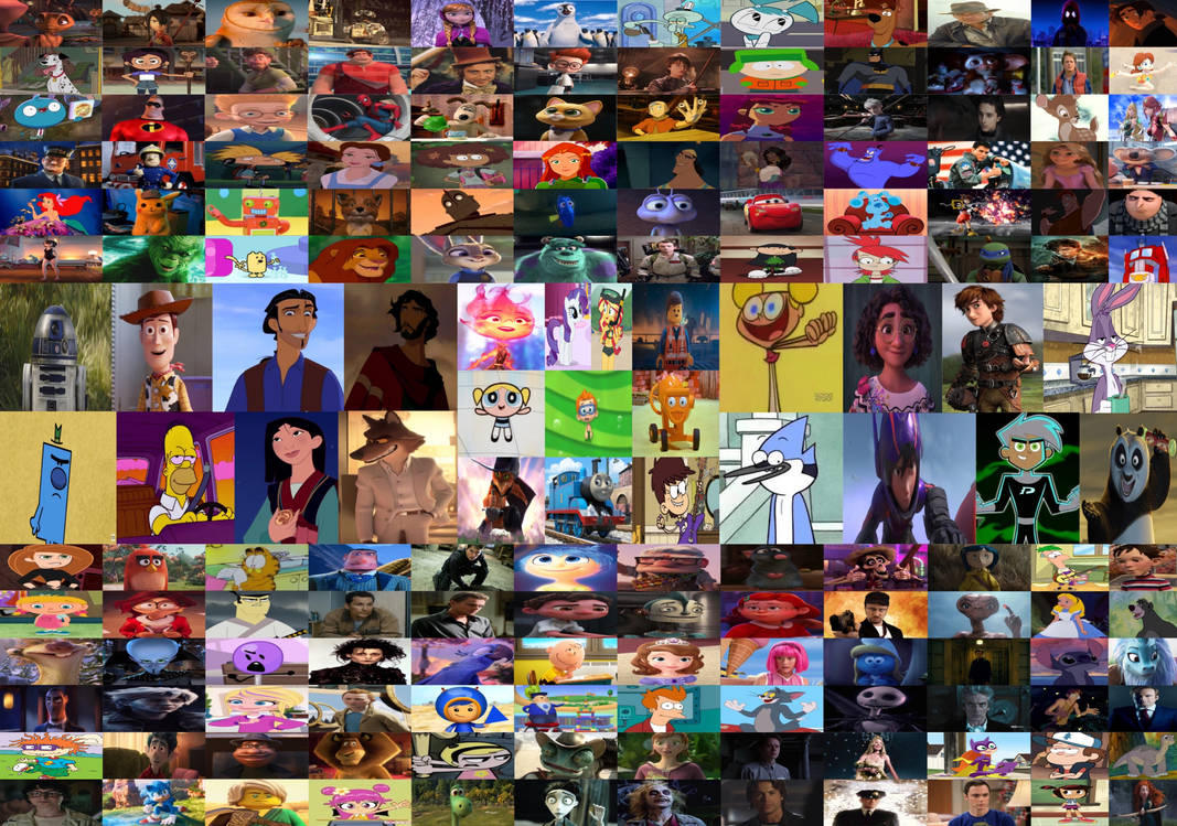 My Favorite Characters Collage by GeoNonnyJenny on DeviantArt