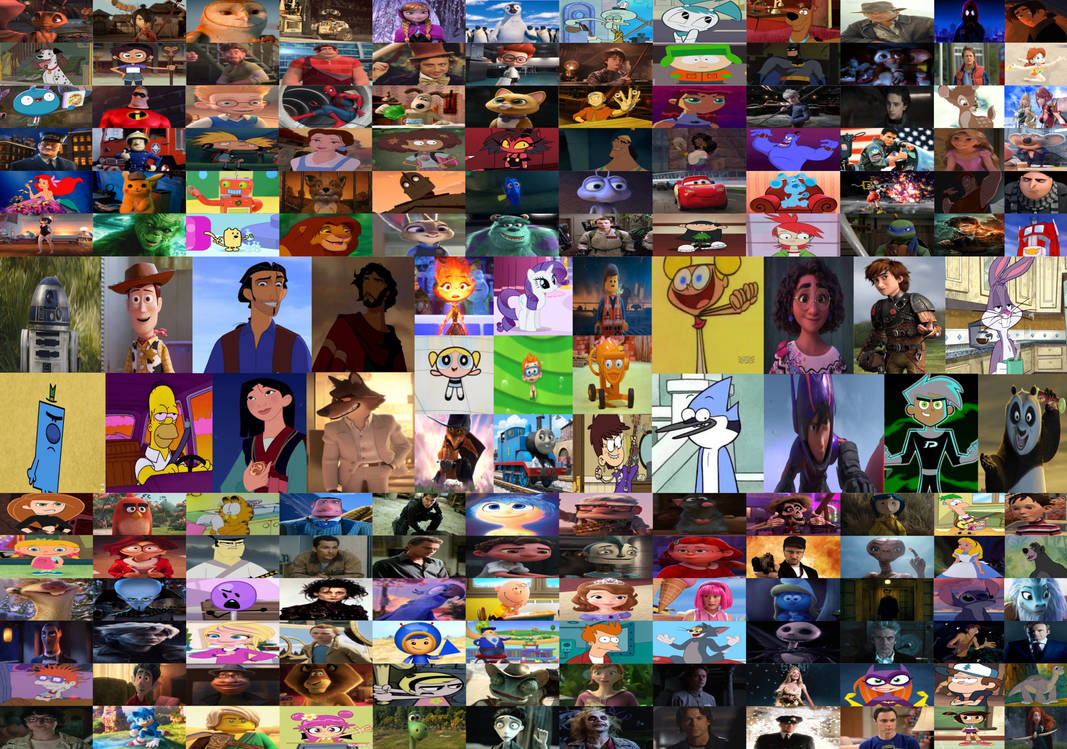 My Favorite Characters Collage by GeoNonnyJenny on DeviantArt