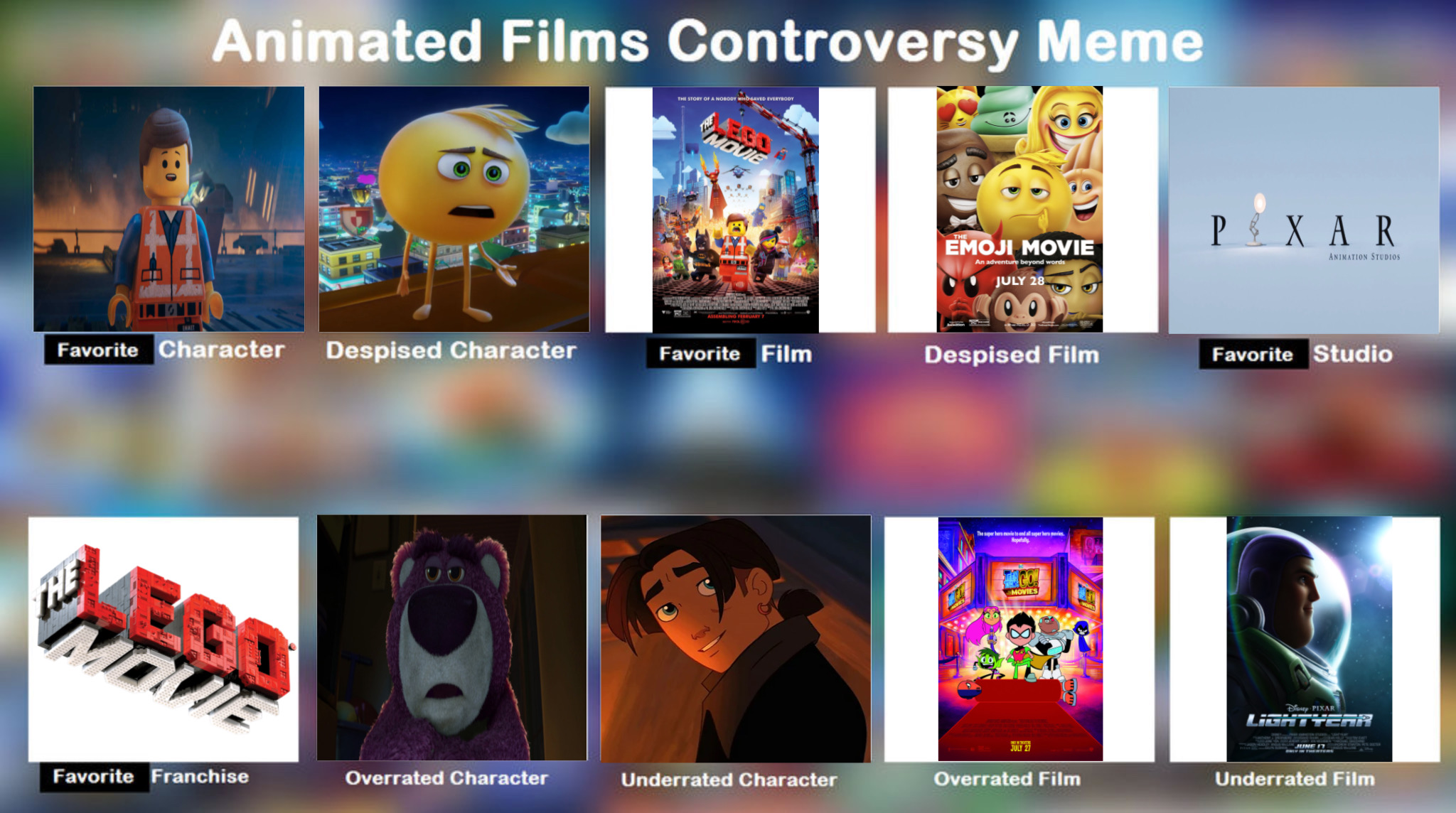 Animated Films Controversy Meme by GeoNonnyJenny on DeviantArt