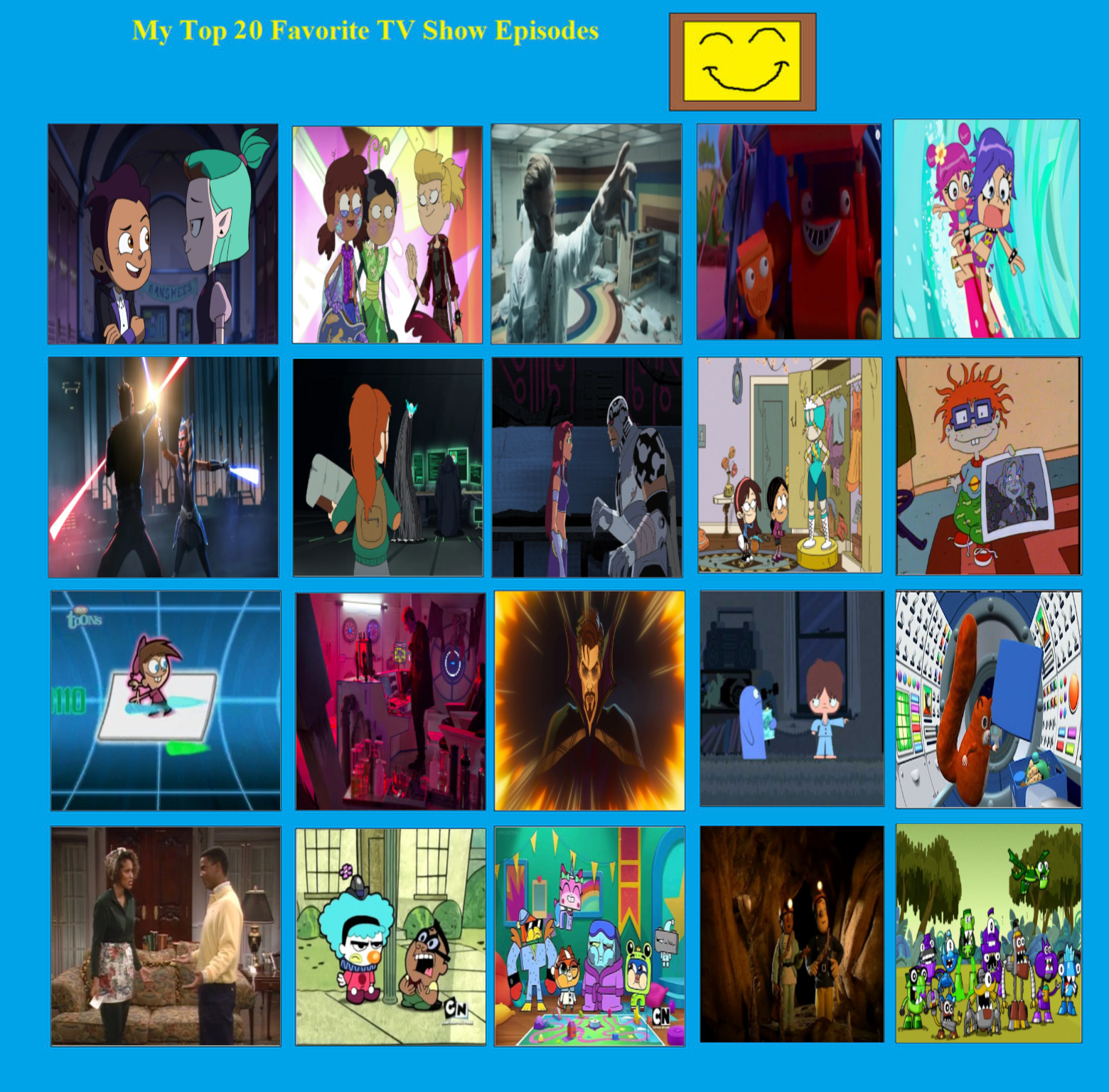 Top 10 Favourite Cartoon Network Shows by GeoNonnyJenny on DeviantArt