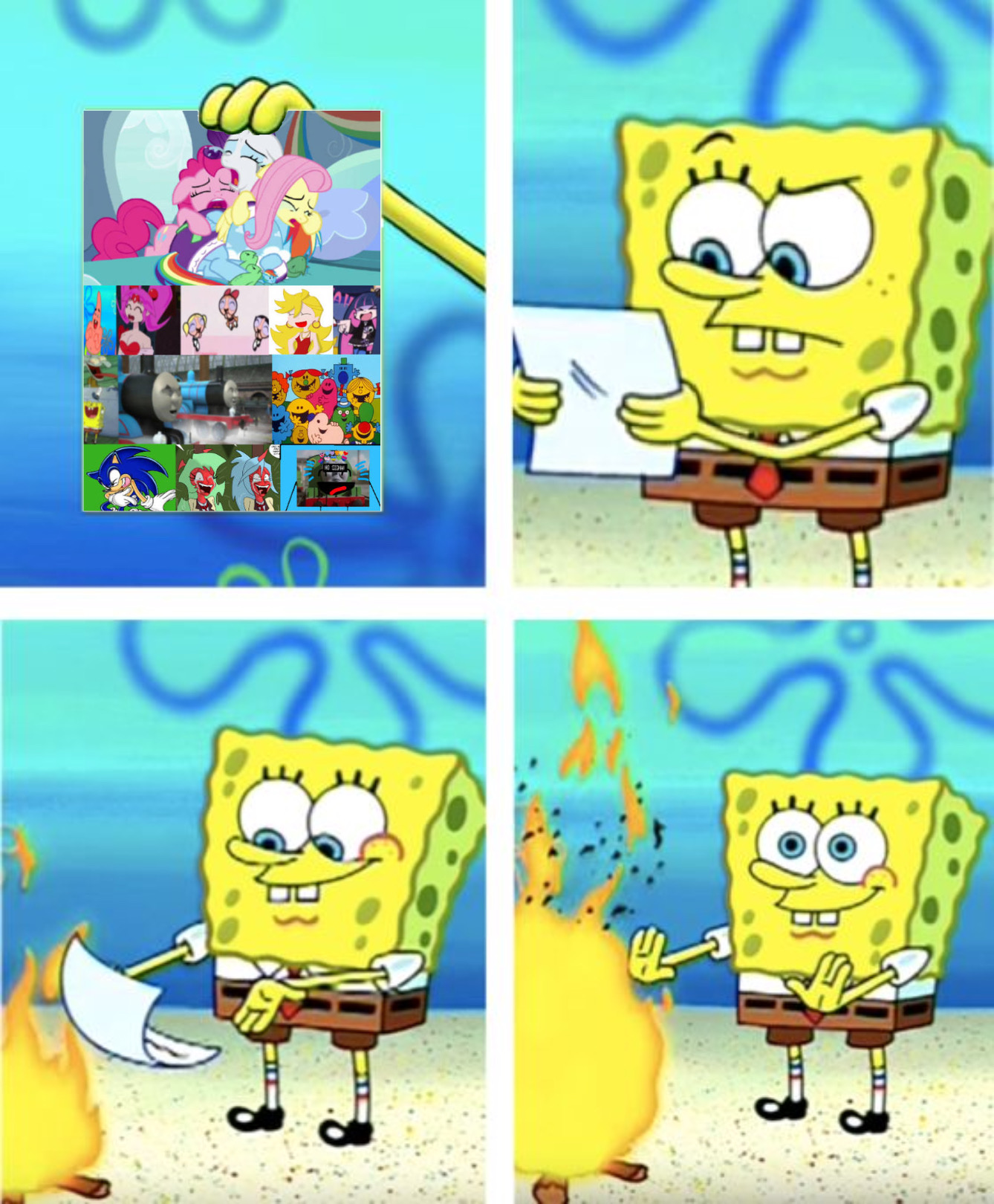 Sad Spongebob Blank Template - Imgflip