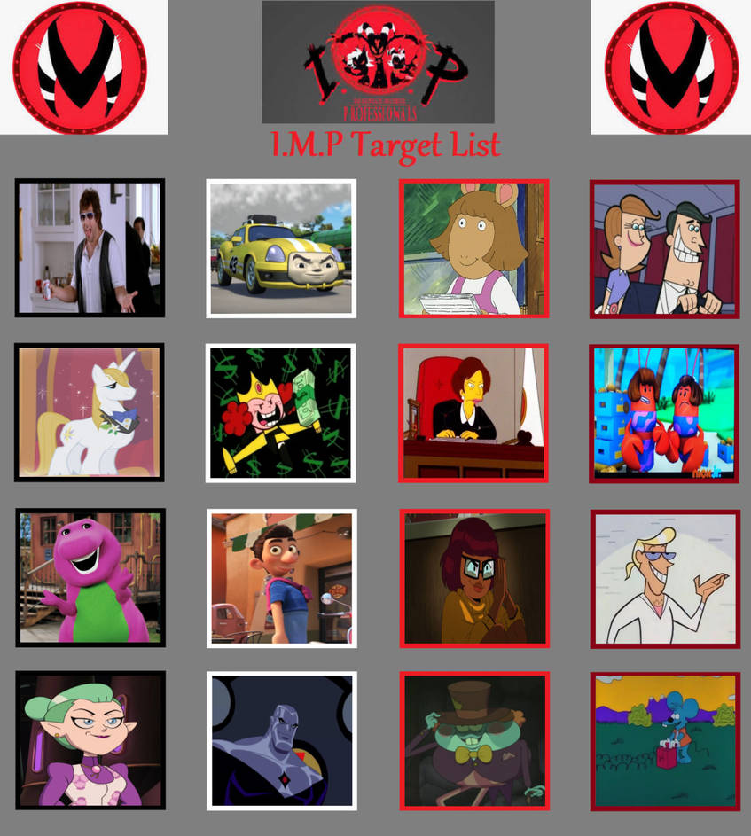 Imp Target File I.M.P Target List Volume 3 by GeoNonnyJenny on DeviantArt