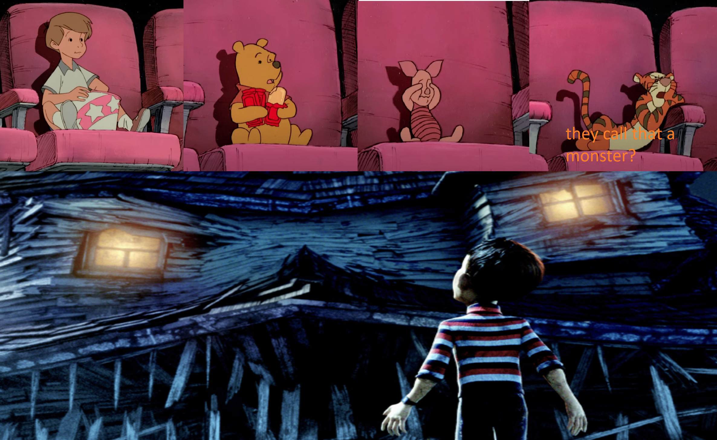 Pooh and his Friends Watched Monster House by GeoNonnyJenny on DeviantArt
