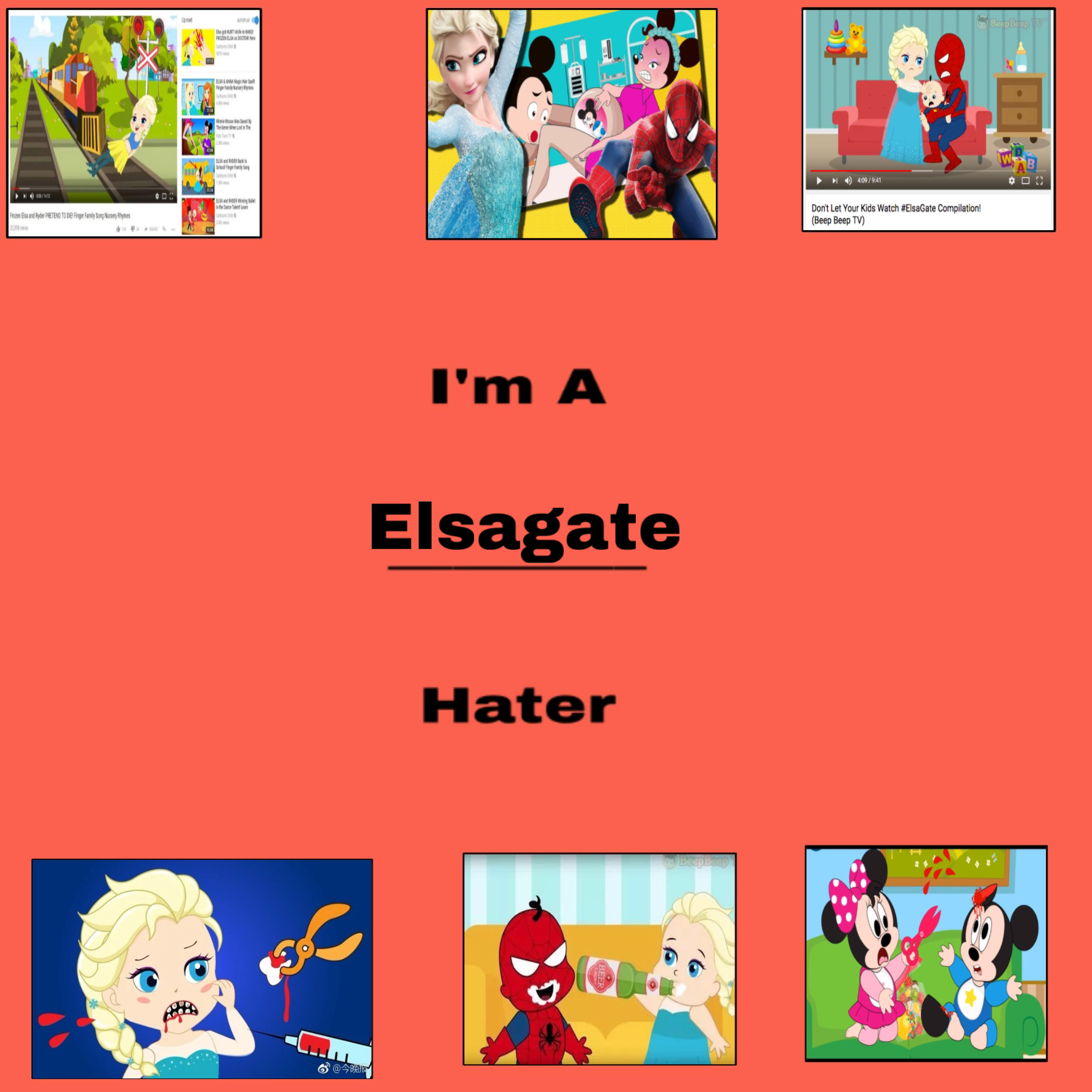 Elsagate I'm A Elsagate Hater by GeoNonnyJenny on DeviantArt