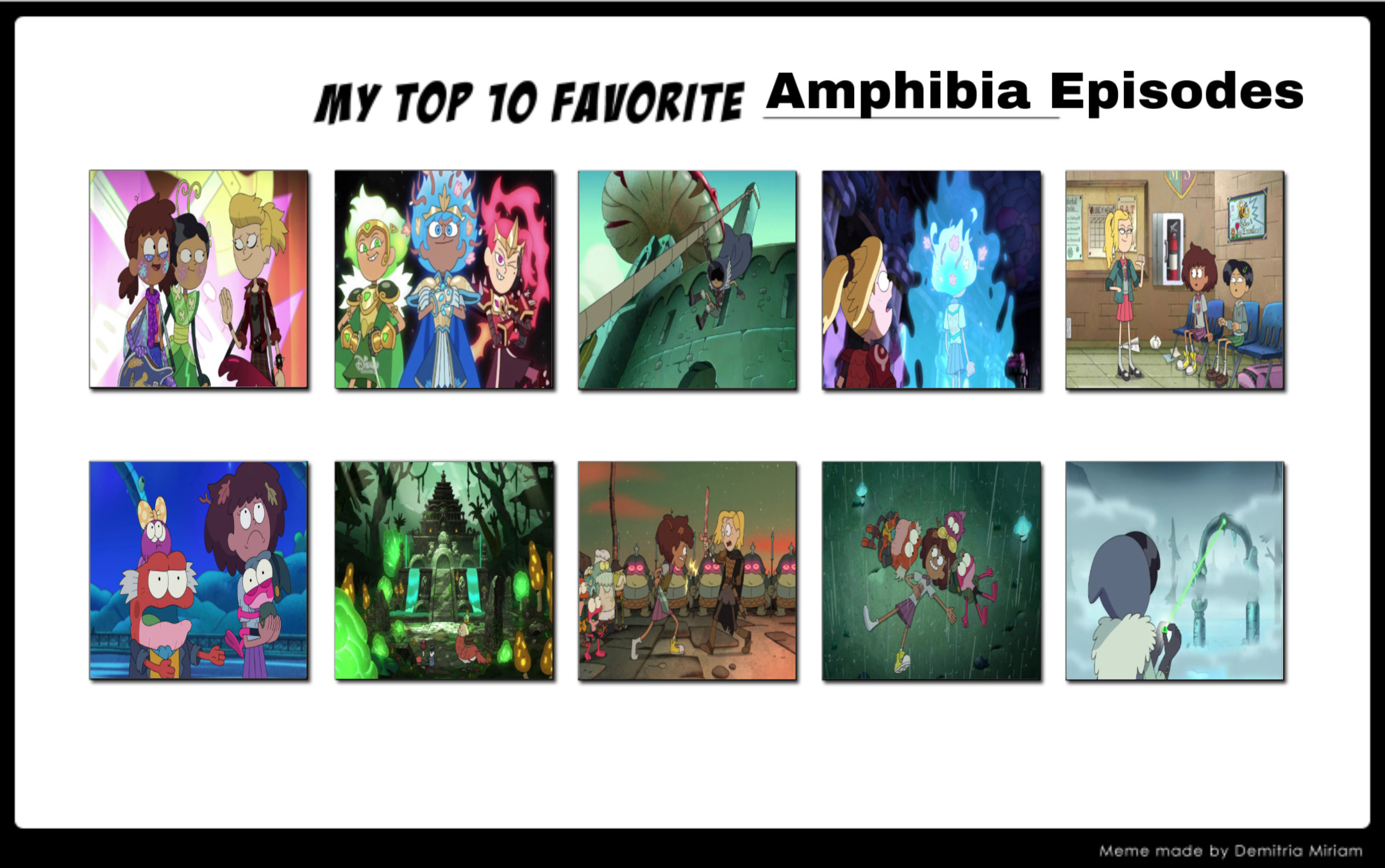 Amphibia Deviantart Episodes Top 10 Favourite Amphibia Episodes by GeoNonnyJenny on DeviantArt