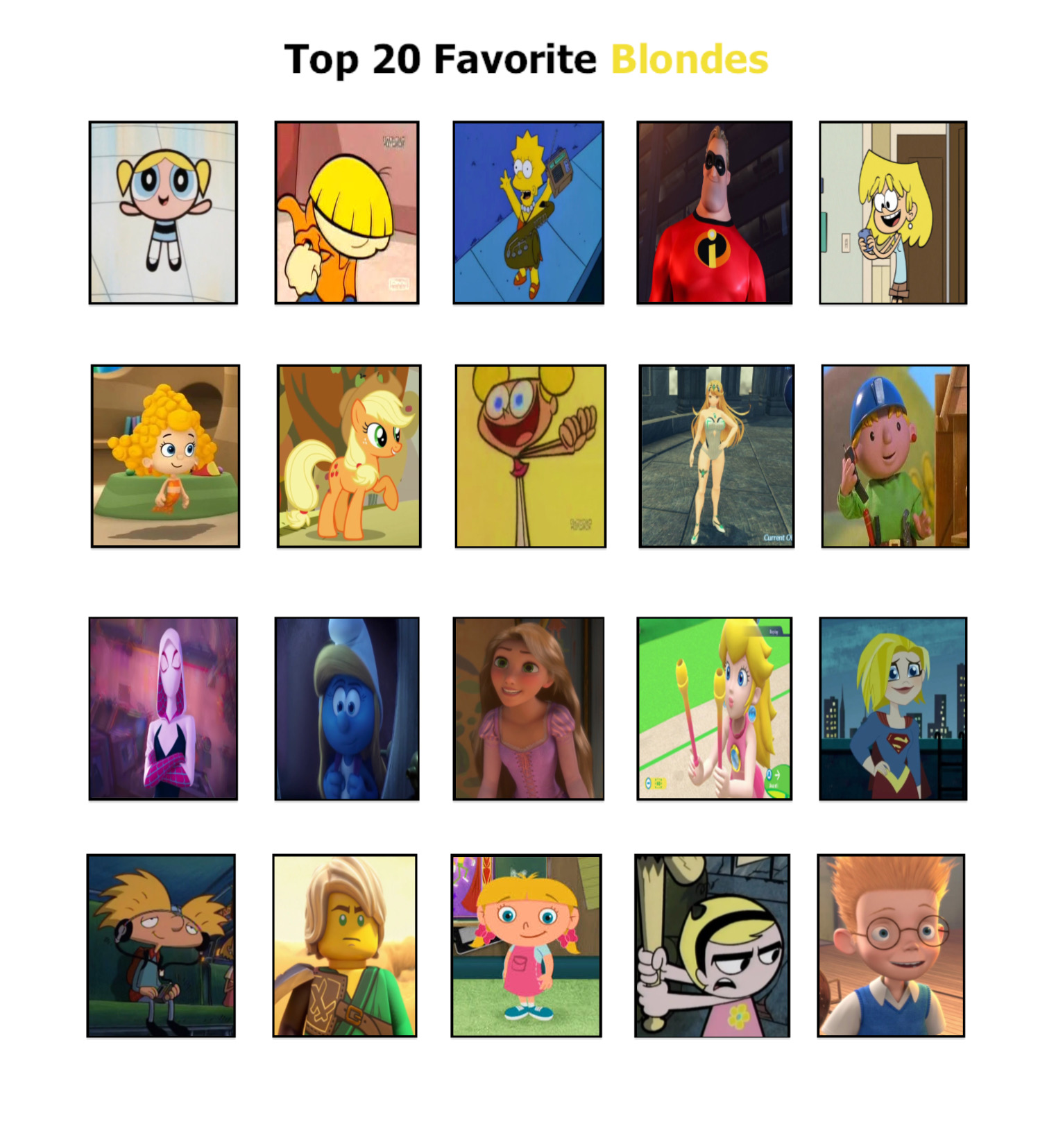 Top 20 Favourite Blondes by GeoNonnyJenny on DeviantArt Top 20 Favourite Blondes by GeoNonnyJenny on DeviantArt