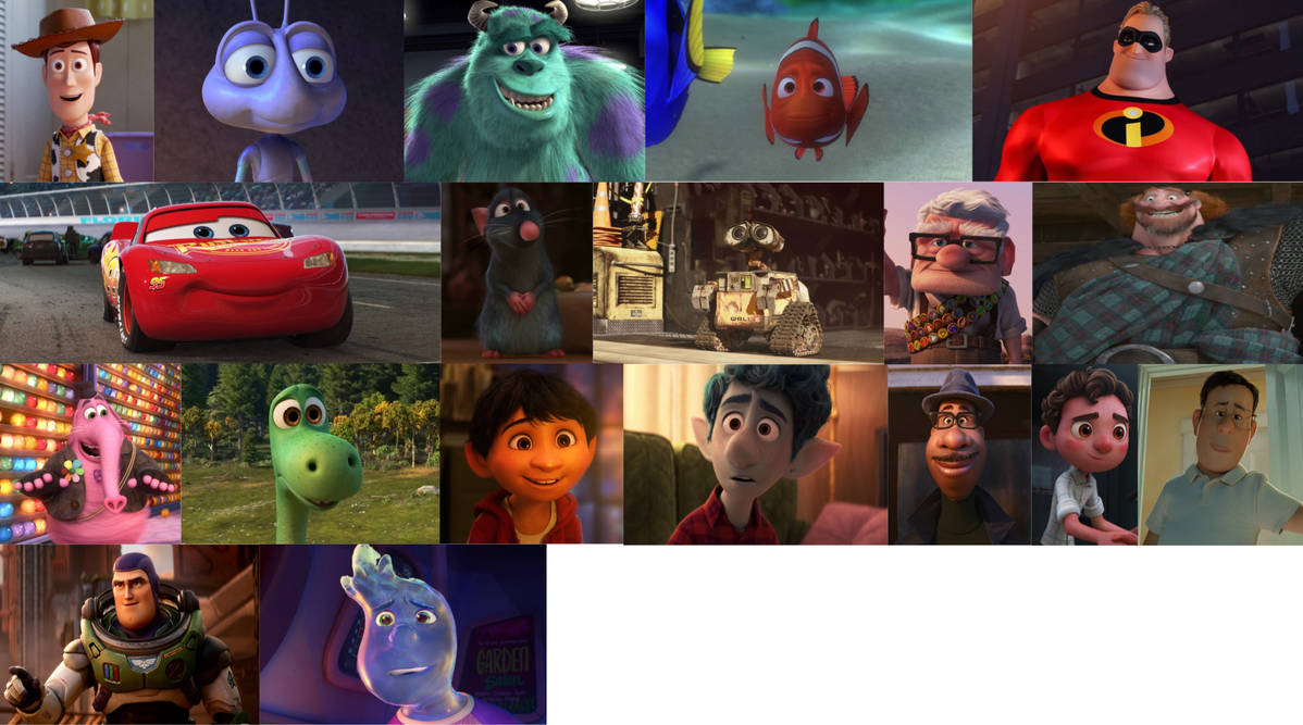 Pixar Male Protagonists By Geononnyjenny On Deviantart Pixar Male Protagonists By Geononnyjenny On Deviantart