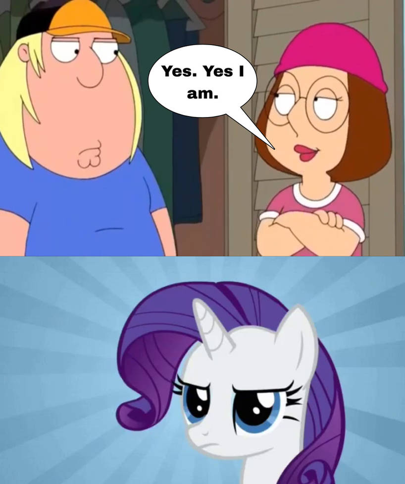 Meg Rarity Rarity Unamused at Meg's Apology To Her Family by GeoNonnyJenny on ...