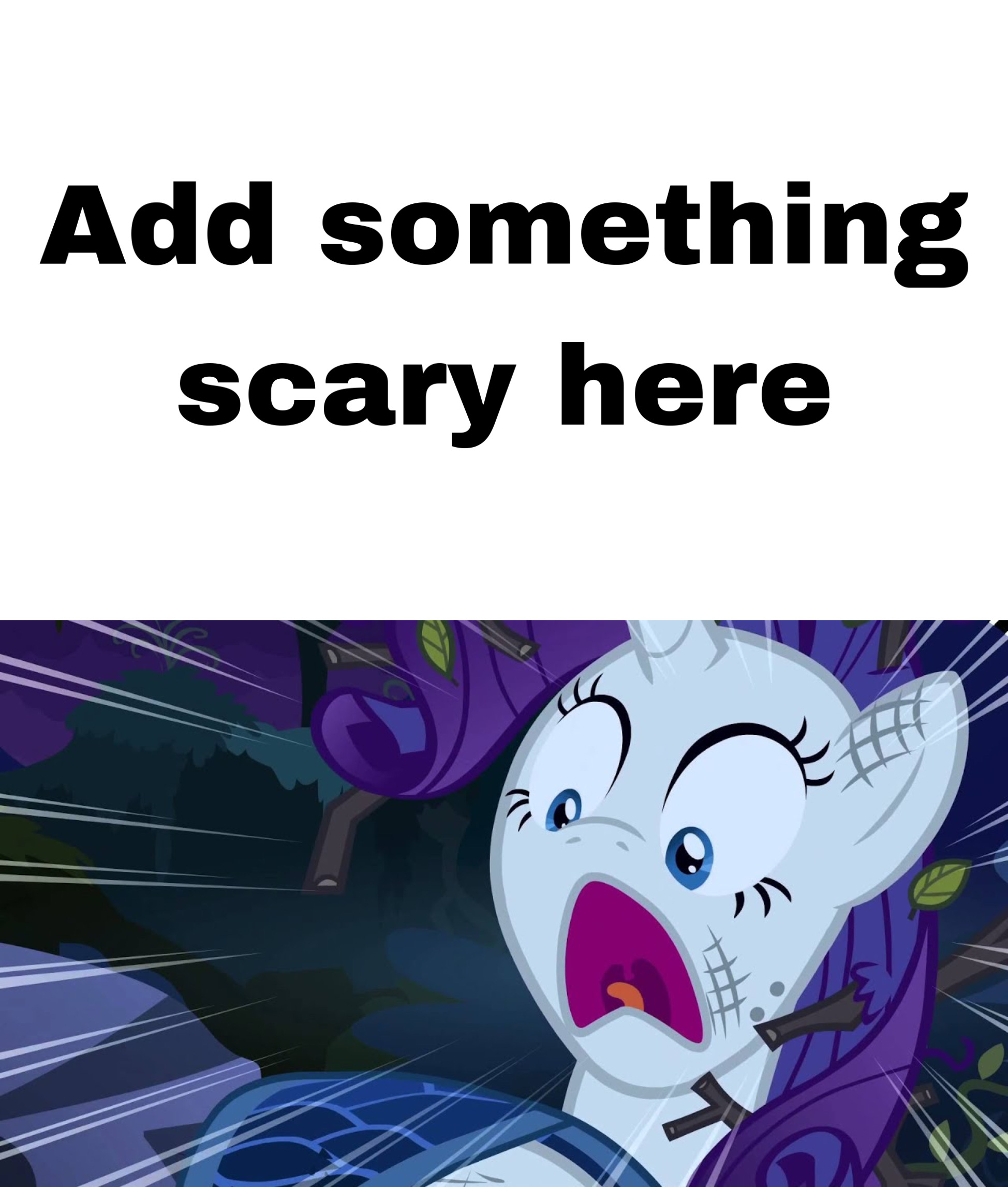Rarity Screams at What by GeoNonnyJenny on DeviantArt