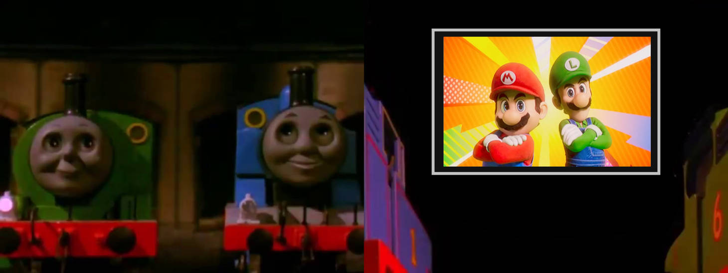 Mario Percy Thomas and Percy Watches Super Mario Commercial by DHBMUniverseFan06 on ...