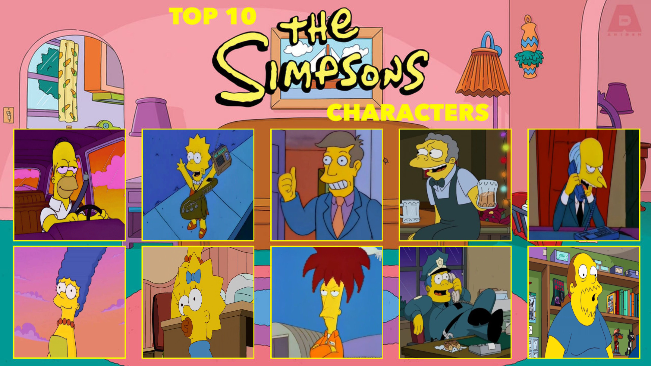 Simpson Characters Rescue Top 10 Favourite The Simpsons Characters by GeoNonnyJenny on DeviantArt