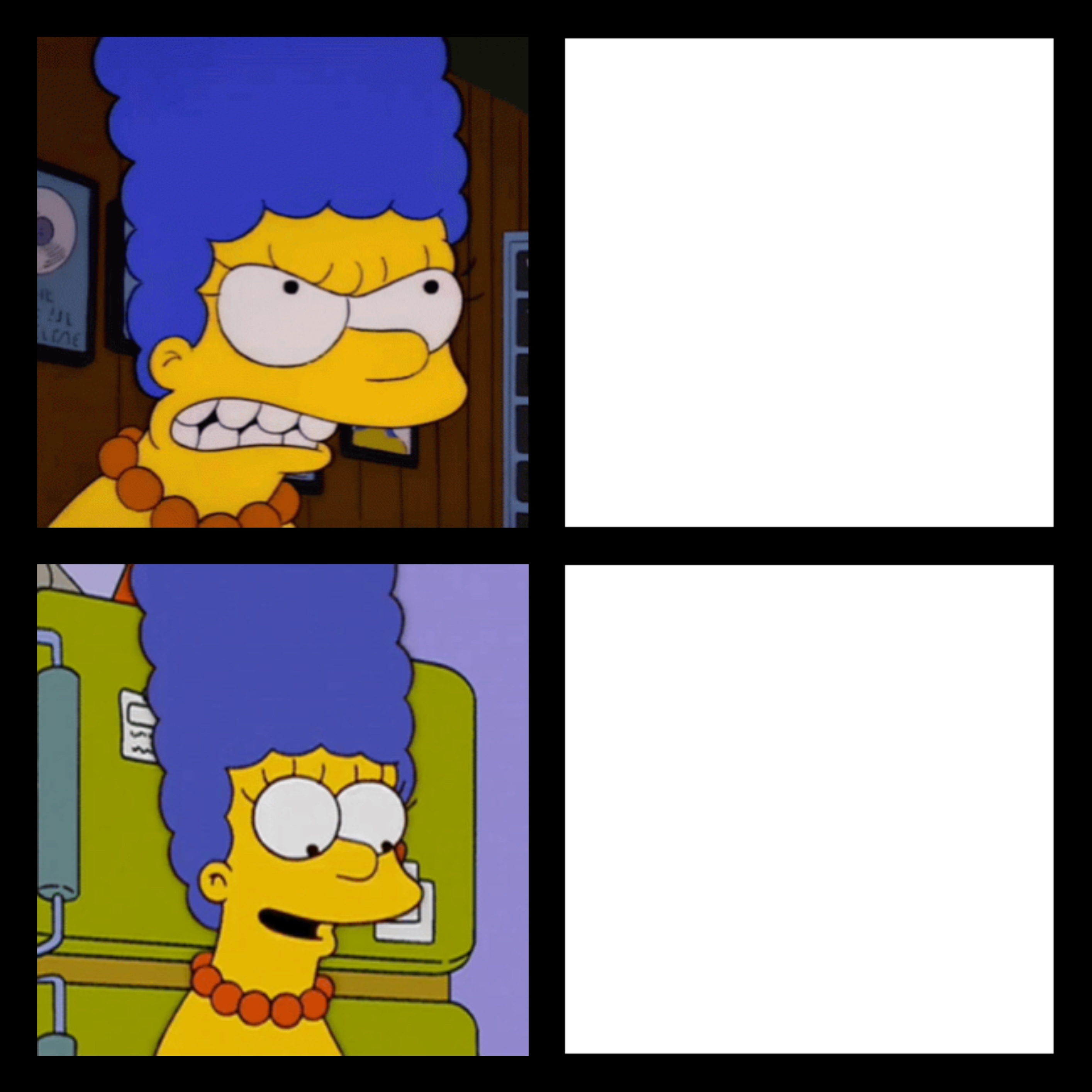 Marge Simpson Drake Meme by GeoNonnyJenny on DeviantArt