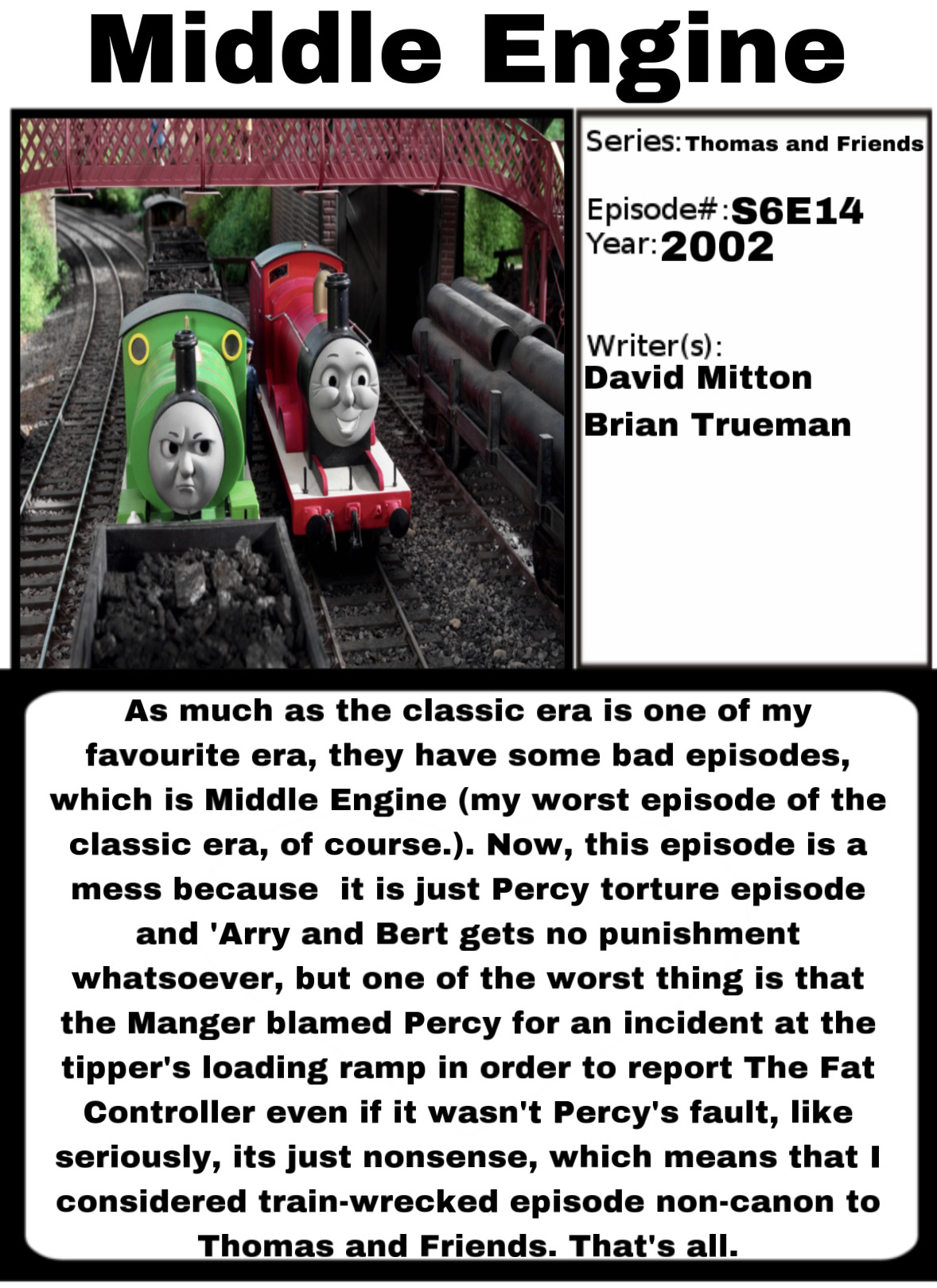 Bad Live-Actions: Middle Engine by GeoNonnyJenny on DeviantArt
