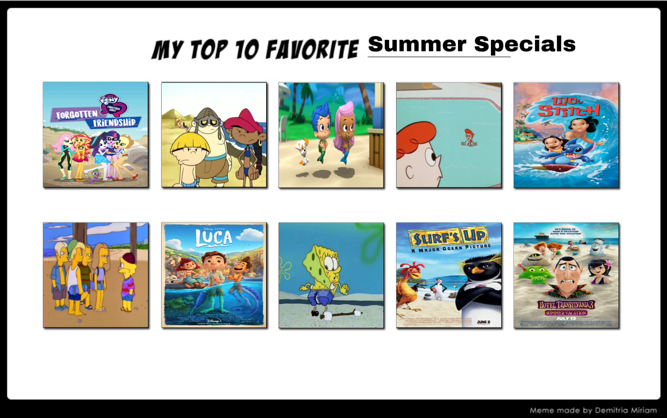 Top 10 Favourite Cartoon Network Shows by GeoNonnyJenny on DeviantArt