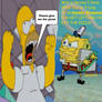 Homer Wants A Pizza From SpongeBob