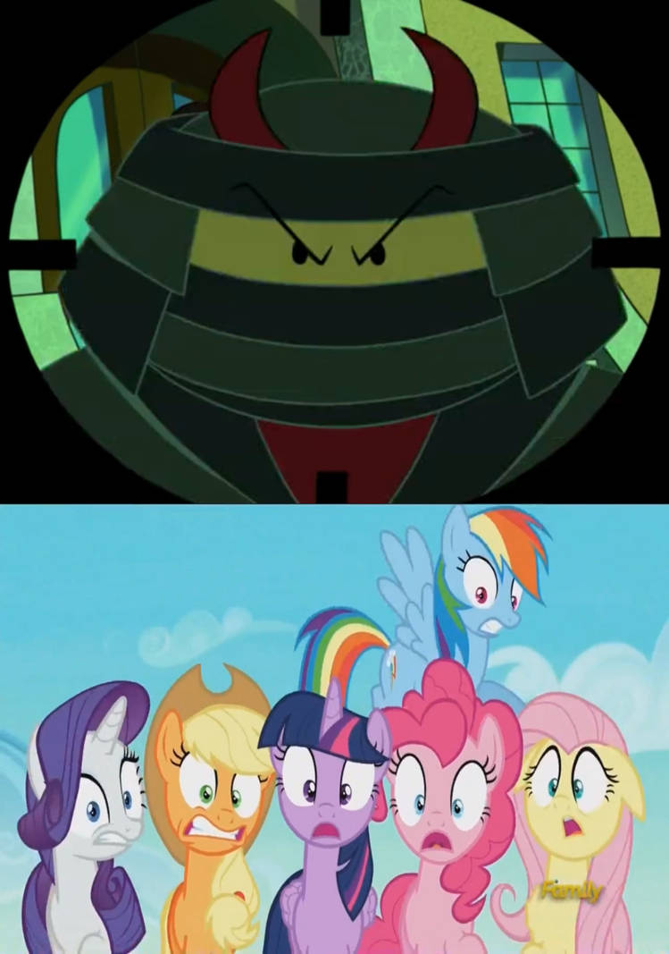 Cree Lincoln Scares The Mane 6 by GeoNonnyJenny on DeviantArt