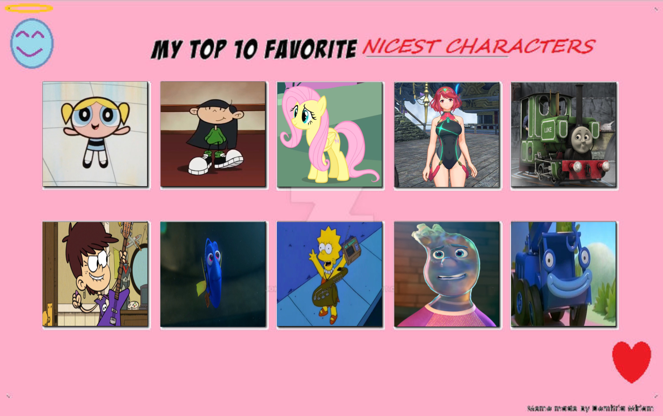 Top 20 Favourite My Little Pony Characters by GeoNonnyJenny on DeviantArt