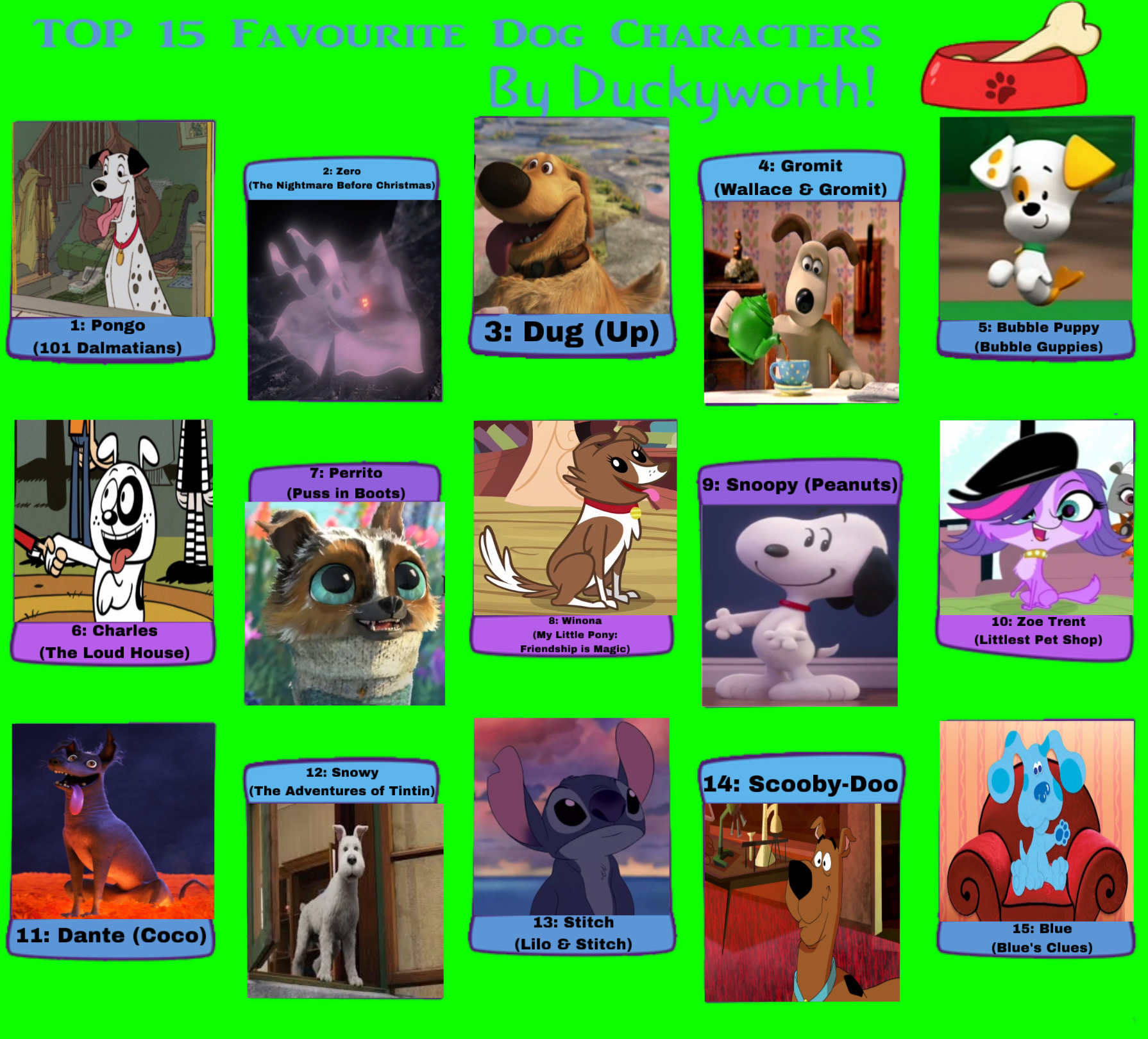 Deviantart Characters Dogs Top 15 Favourite Dog Characters by GeoNonnyJenny on DeviantArt