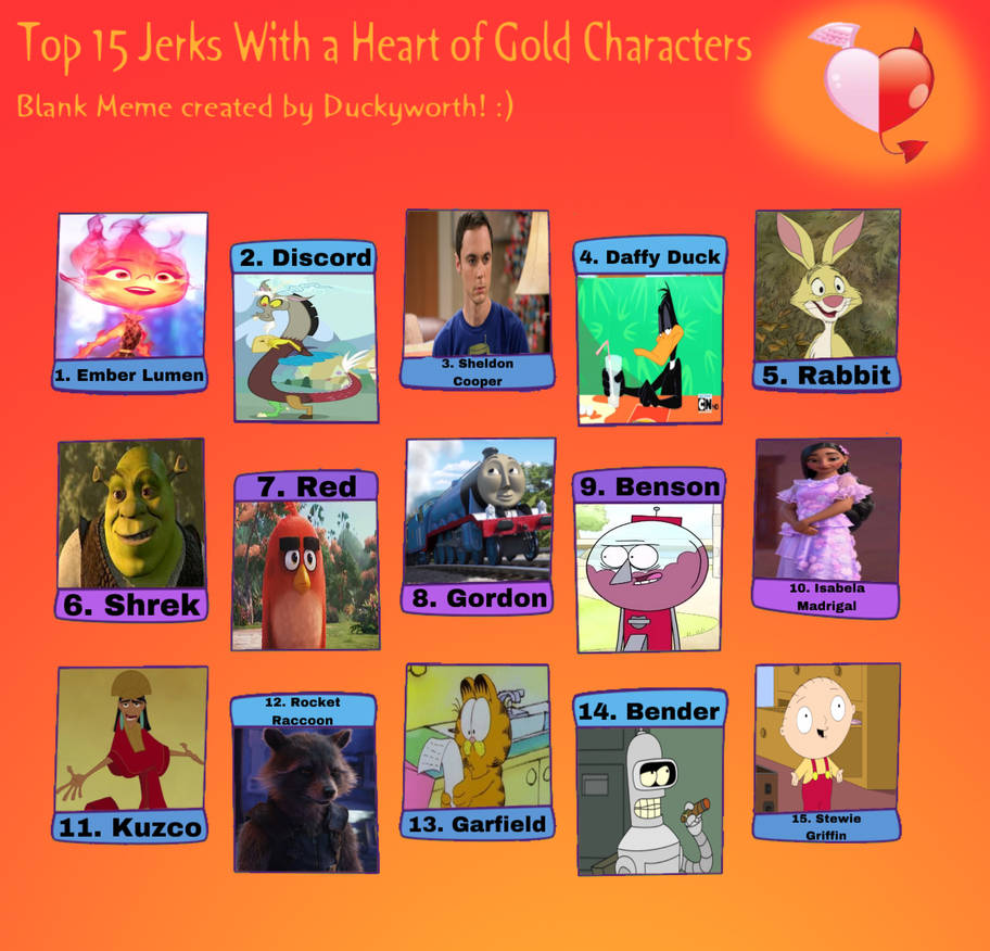 Top 15 Jerks With A Heart Of Gold Characters No 2 By Geononnyjenny On Deviantart Top 15 Jerks With A Heart Of Gold Characters No 2 By Geononnyjenny On Deviantart