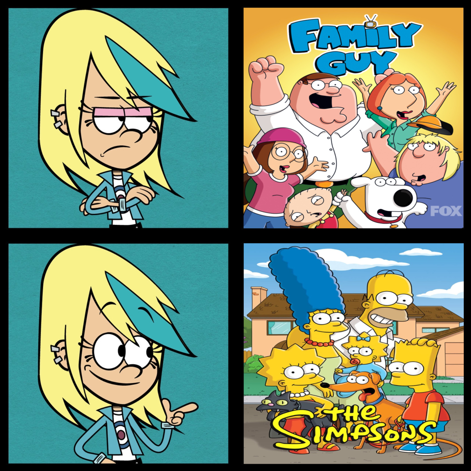 Sam Simpsons Deviantart Sam Sharp Prefers The Simpsons over Family Guy by GeoNonnyJenny on ...