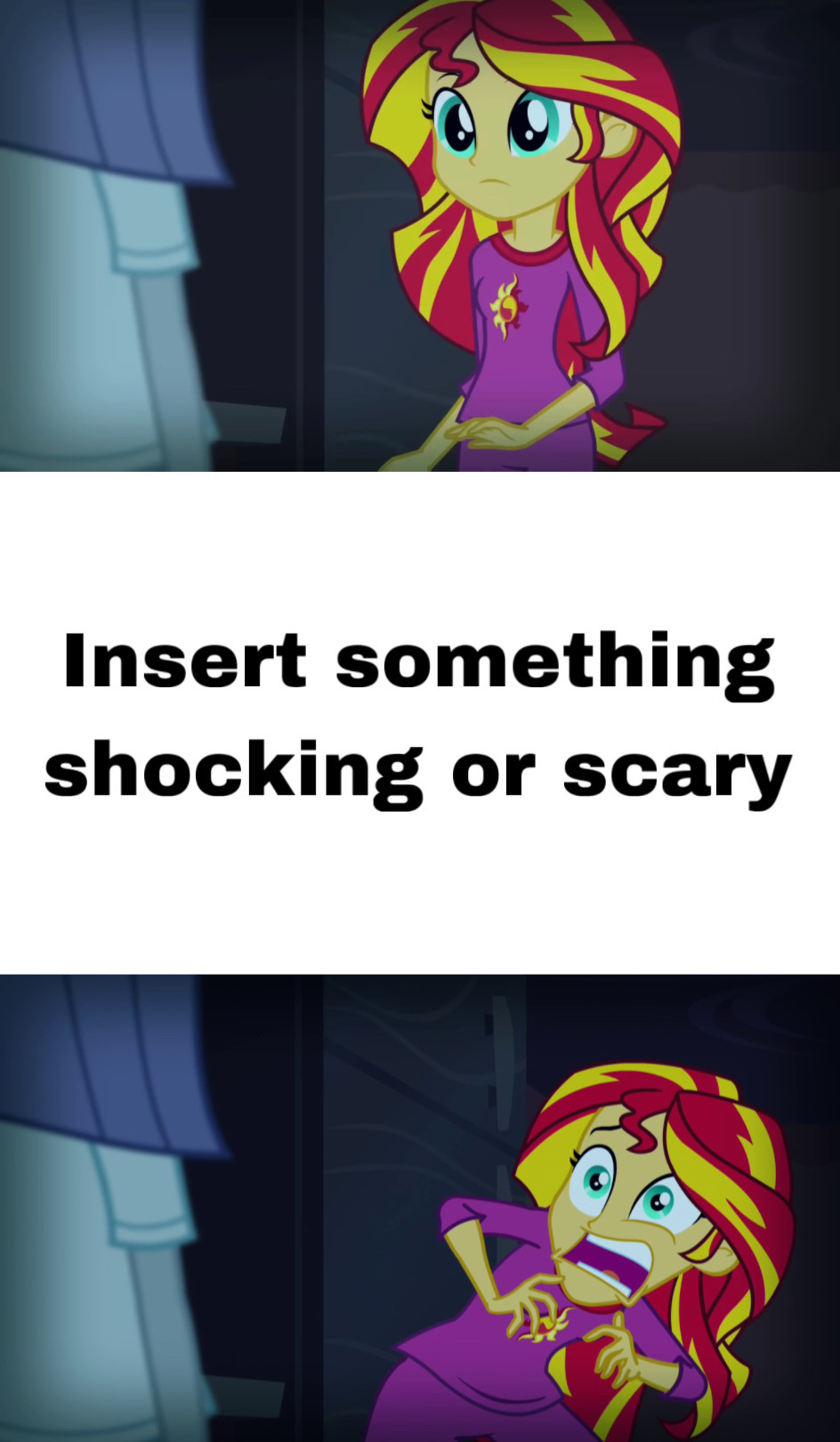 Sunset Shimmer Startled at What