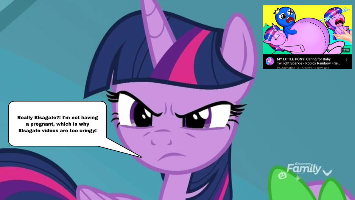 Elsagate How Twilight Feels About Elsagate by GeoNonnyJenny on DeviantArt