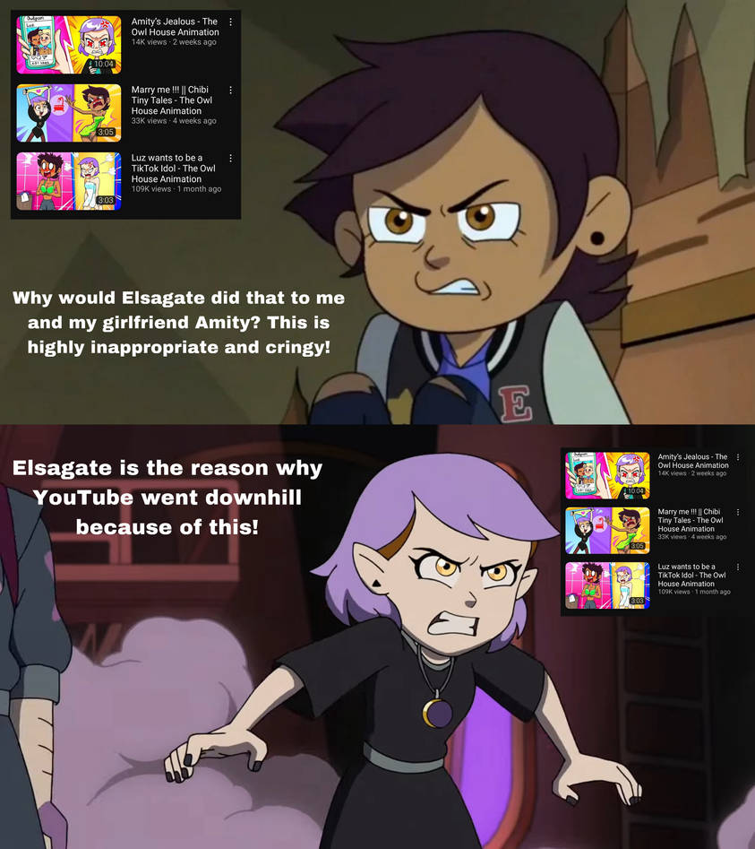 Mlp Elsagate How Luz and Amity Feel About Elsagate by GeoNonnyJenny on DeviantArt