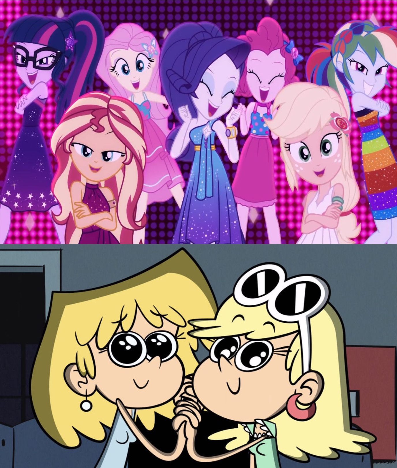Humane 7 Deviantart Lori and Leni's Reaction to the Humane 7 by GeoNonnyJenny on DeviantArt