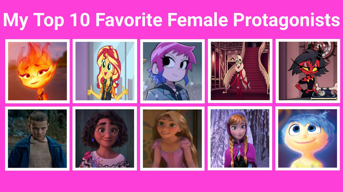 Top 10 Favourite Female Protagonists Part 2 by GeoNonnyJenny on DeviantArt