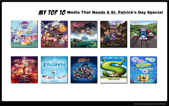 Top 10 Media That Needs A St. Patricks Day Special