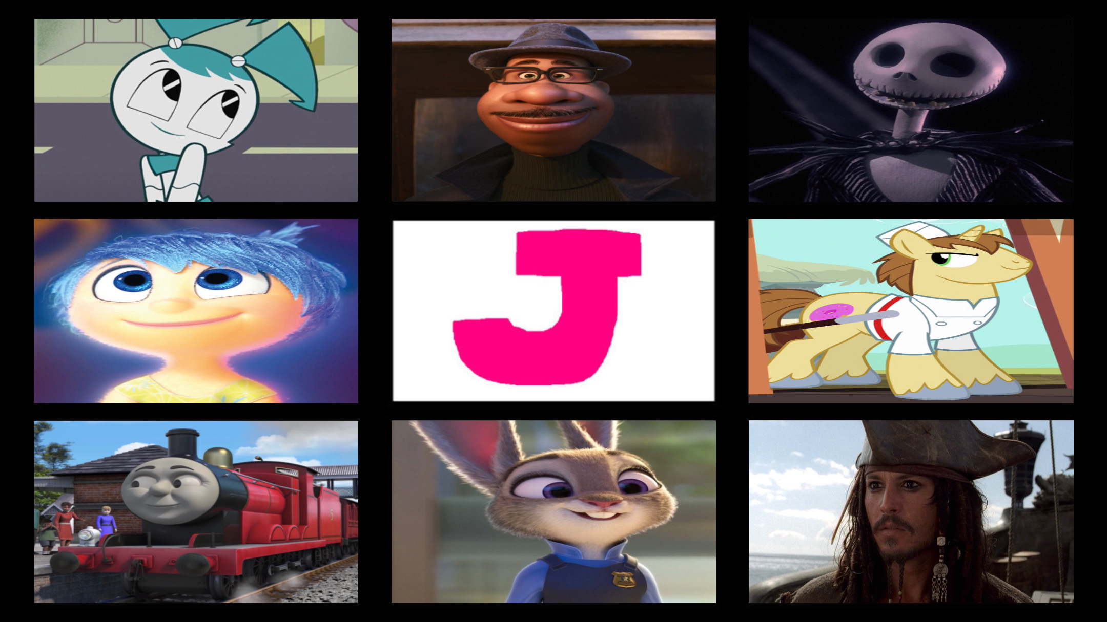 Letter R J Characters Favourite Letter J Characters by GeoNonnyJenny on DeviantArt