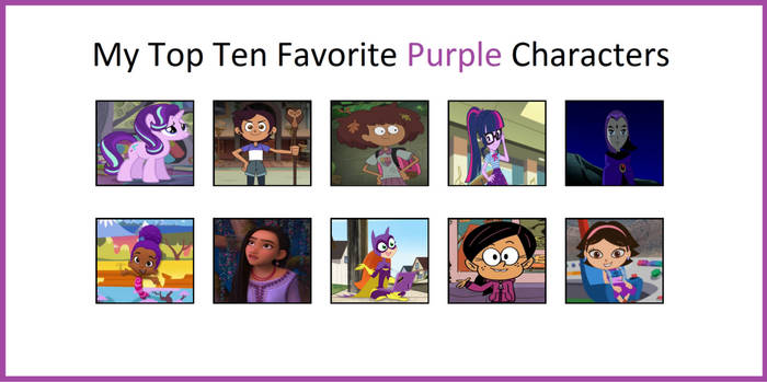 Purple Character Examples Similar Art to