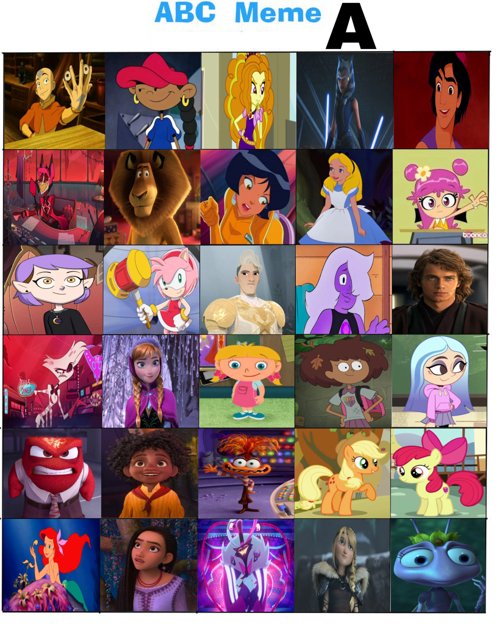 Abc Basic Meme ABC Meme: A by GeoNonnyJenny on DeviantArt