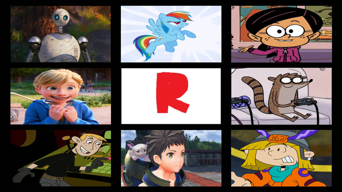 Favourite Letter R Characters (2) by GeoNonnyJenny on DeviantArt