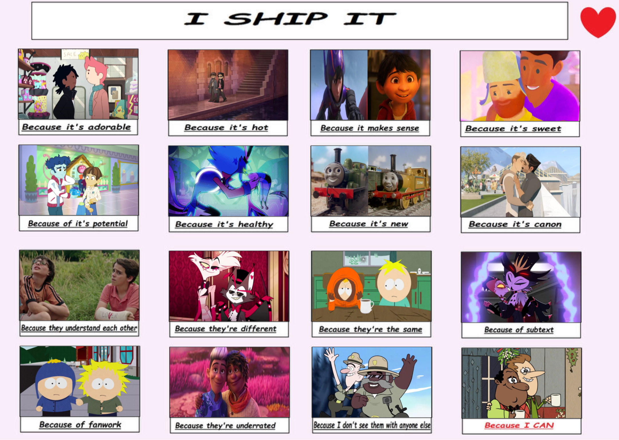 I Ship It Meme Yaoi/Gay by GeoNonnyJenny on DeviantArt