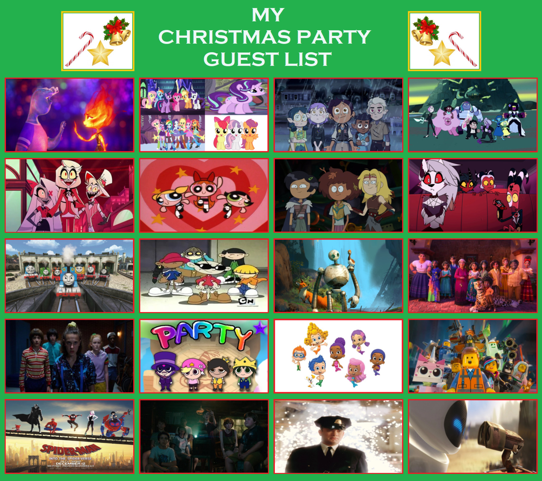 My Christmas Party Guest List 2024 by GeoNonnyJenny on DeviantArt