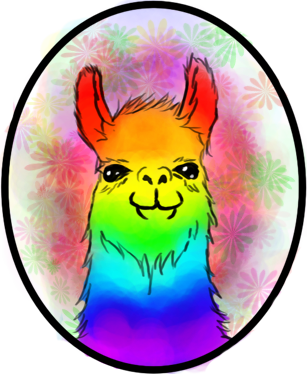 Rainbow Llama