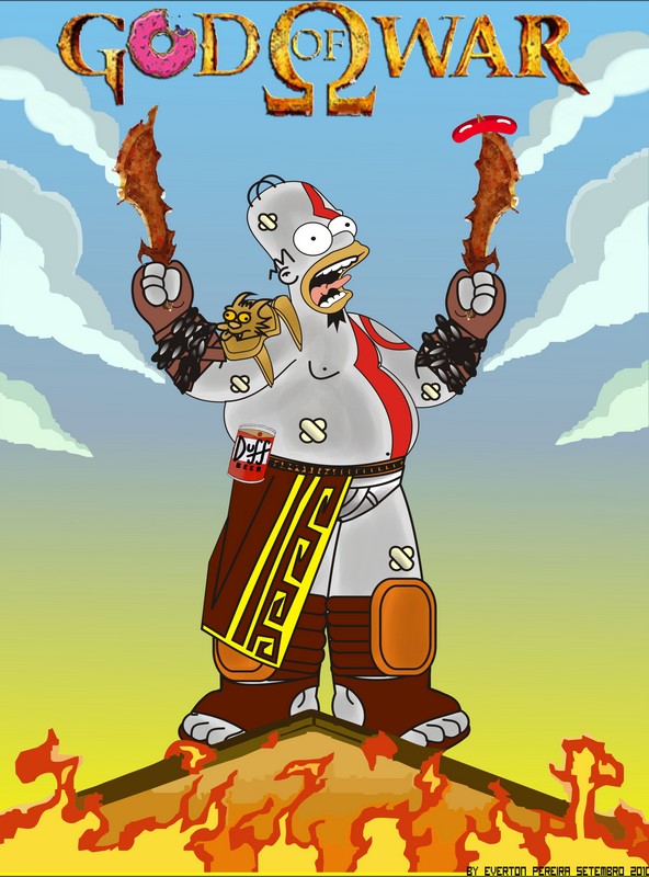 Homer the God of War