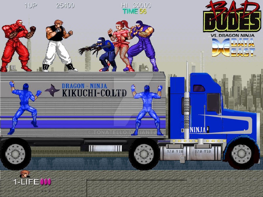 Bad Dudes vs Dragon Ninja
